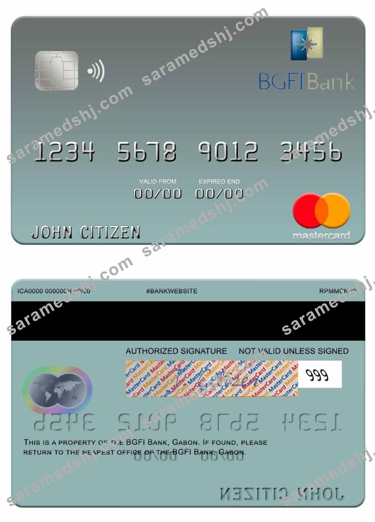 Gabon BGFI Bank mastercard